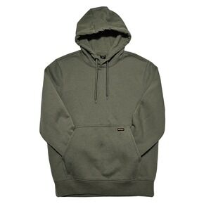 Brahma Mens Green Pullover Hoodie‎ Size Medium Recycled Materials *READ*